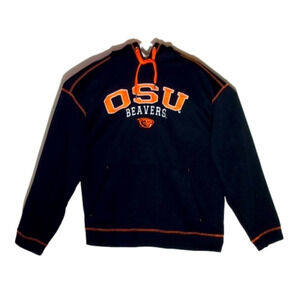 𝅺OREGON State Hoodie, L (Men’s), Black & Orange.